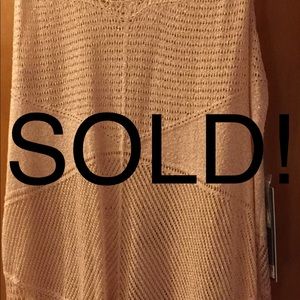 J LO Champagne and Sparkle Sweater